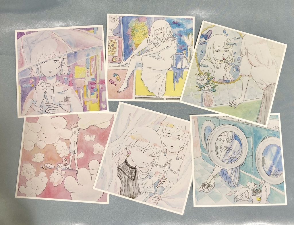 スクエアカード(6枚セット)