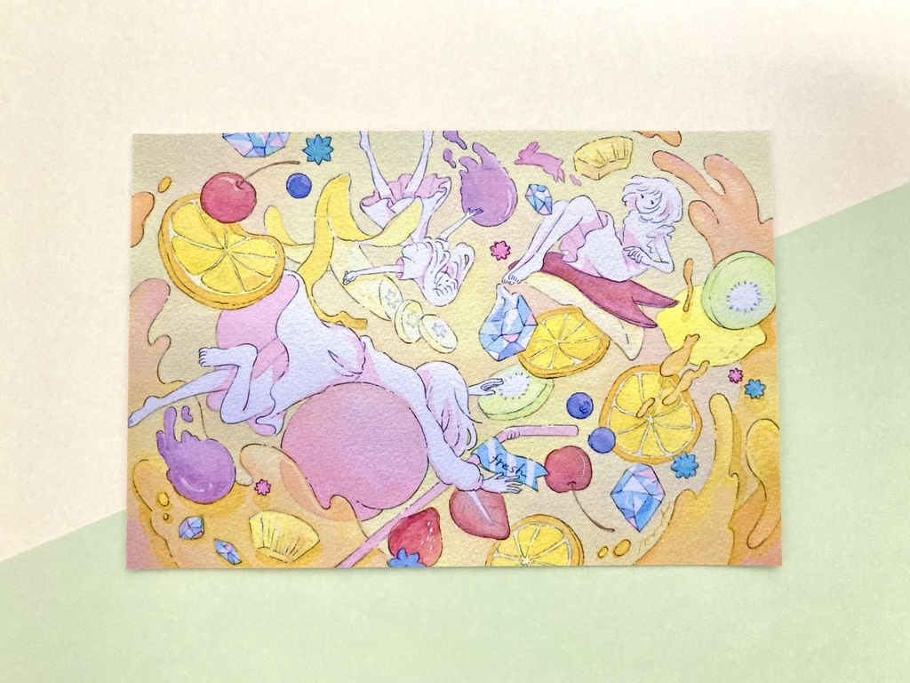 ポストカード「ミックスジュース」