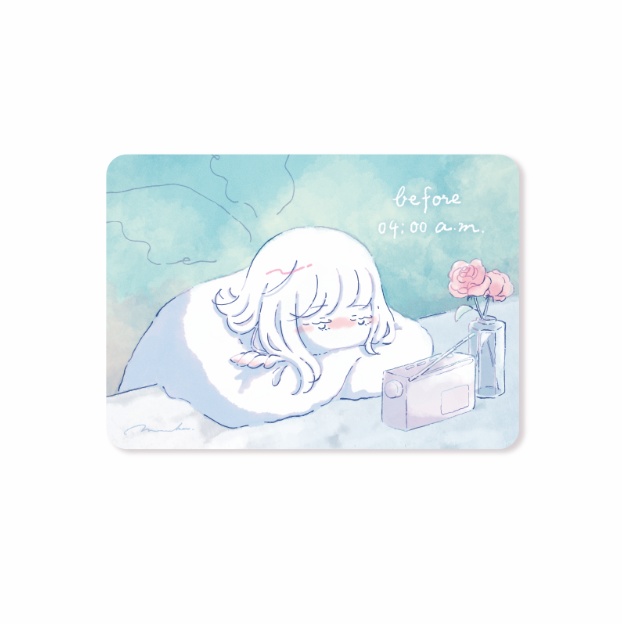 午前4時前のステッカー