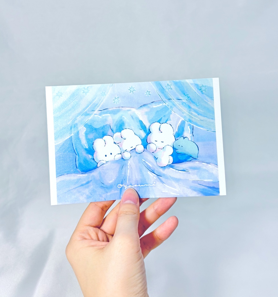 イラストカード(4種セット)【USACHAN】