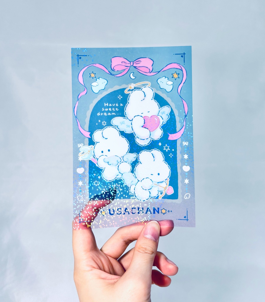 イラストカード(2種セット)【USACHAN】