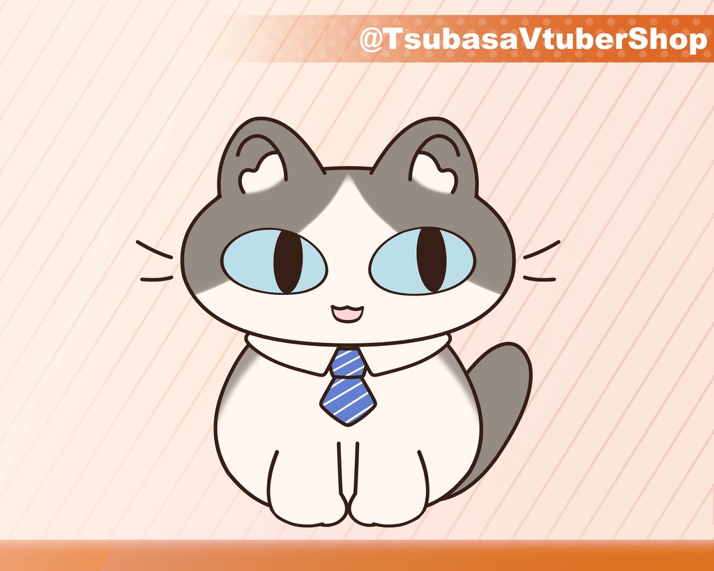 【VTS】【VTuber向け】Customizable Cat Vtuber Model