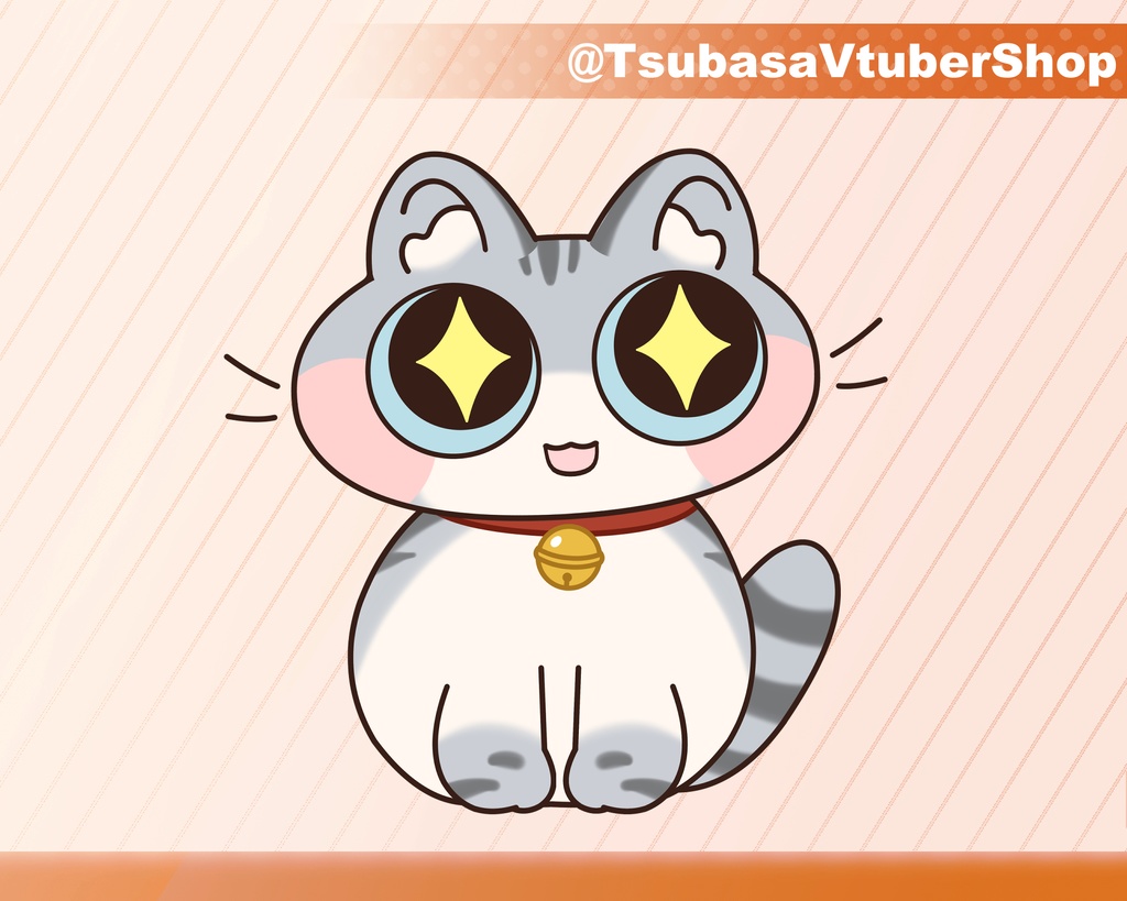 【VTS】【VTuber向け】Customizable Cat Vtuber Model