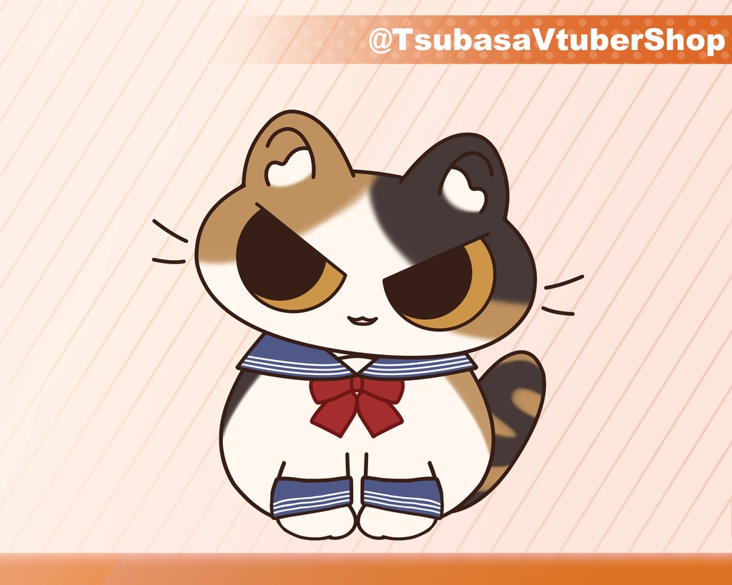 【VTS】【VTuber向け】Customizable Cat Vtuber Model
