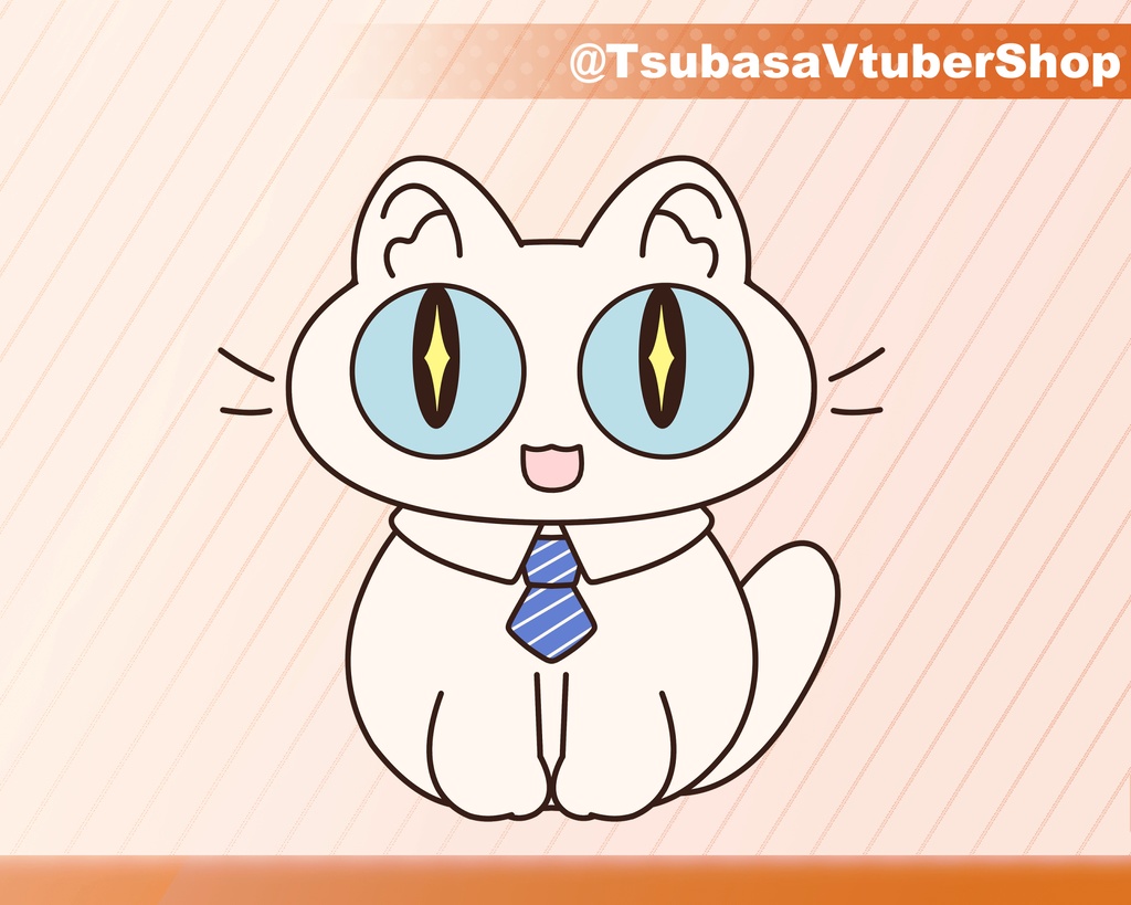 【VTS】【VTuber向け】Customizable Cat Vtuber Model