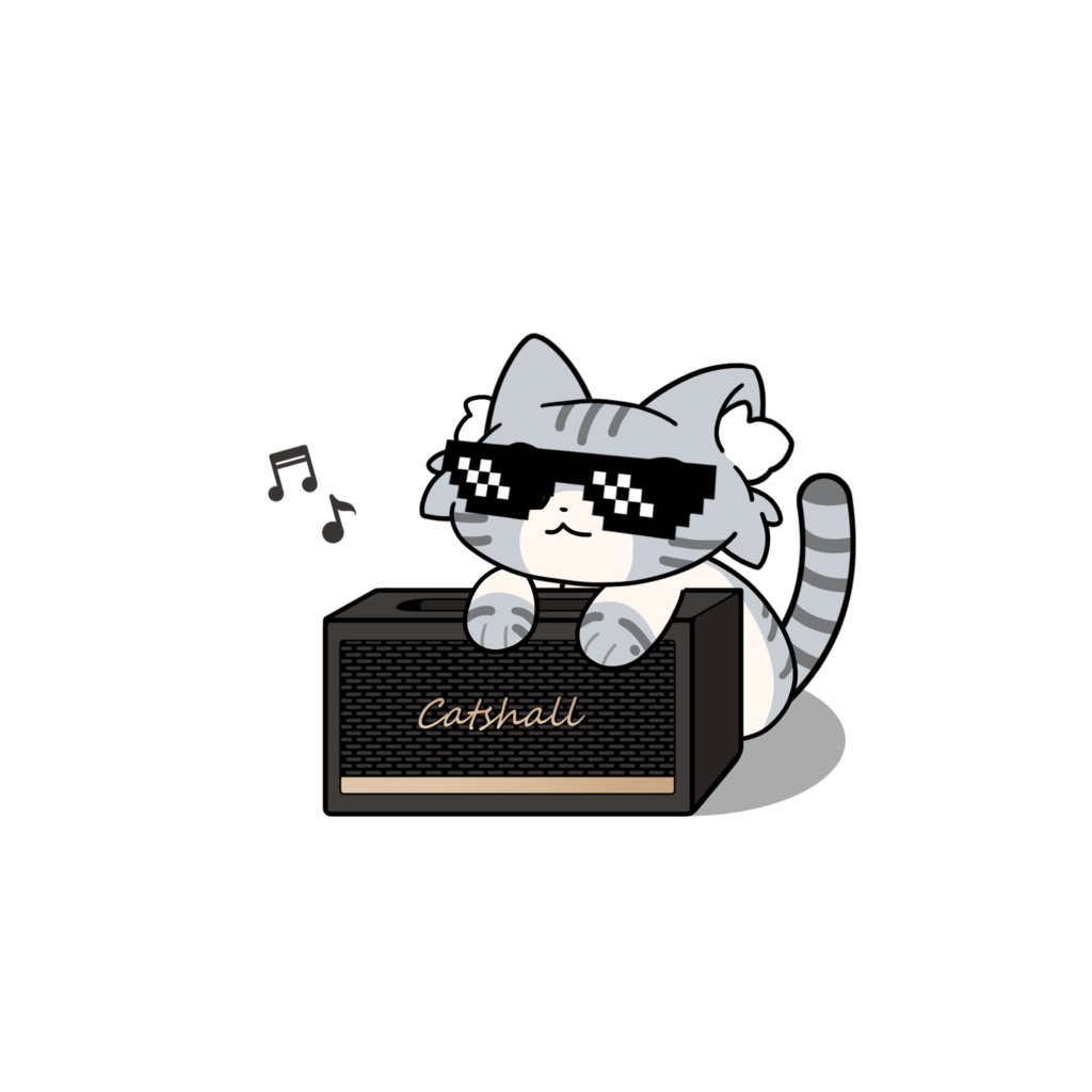 【VTS】【VTuber向け】Customizable Speaker Cat Vtuber Model