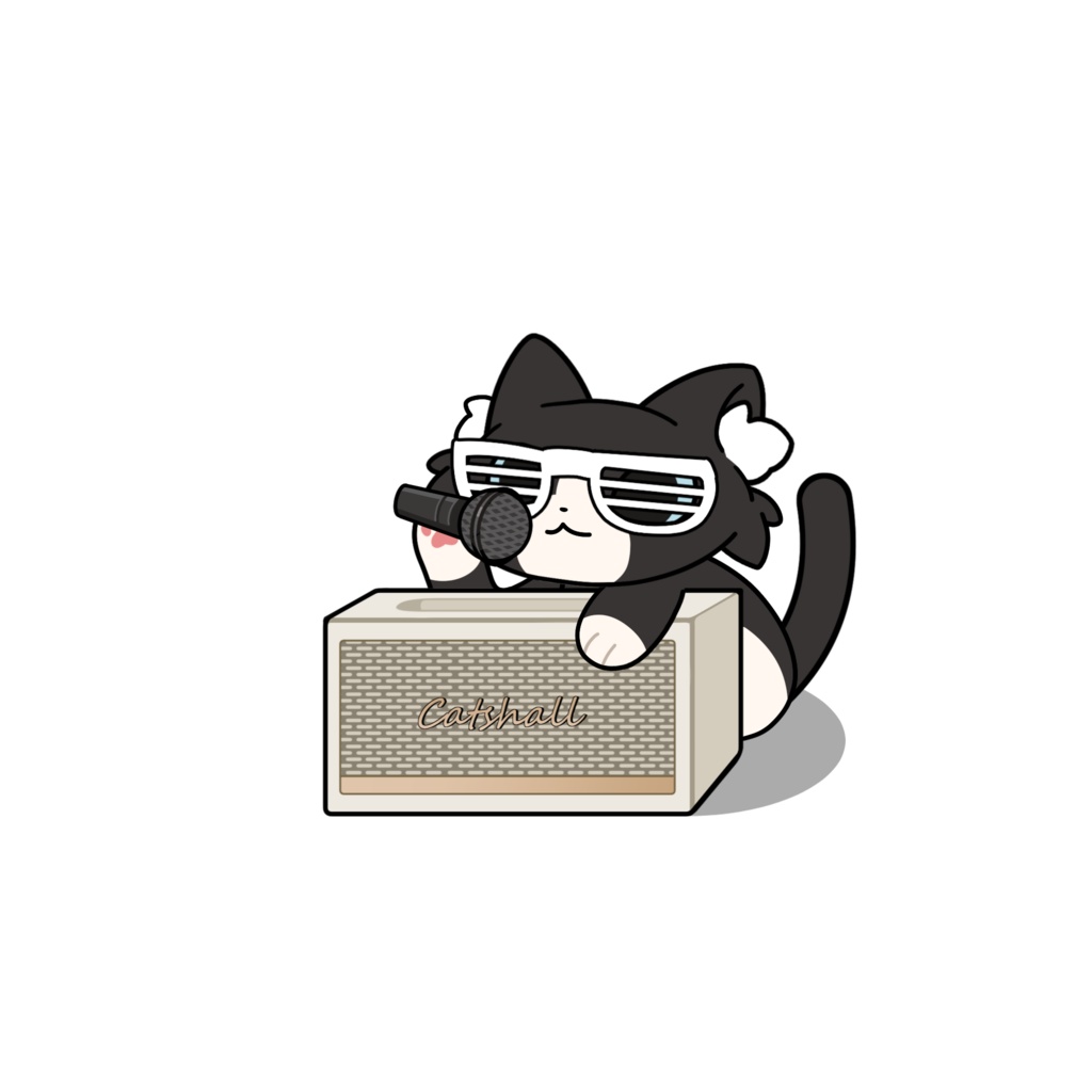 【VTS】【VTuber向け】Customizable Speaker Cat Vtuber Model