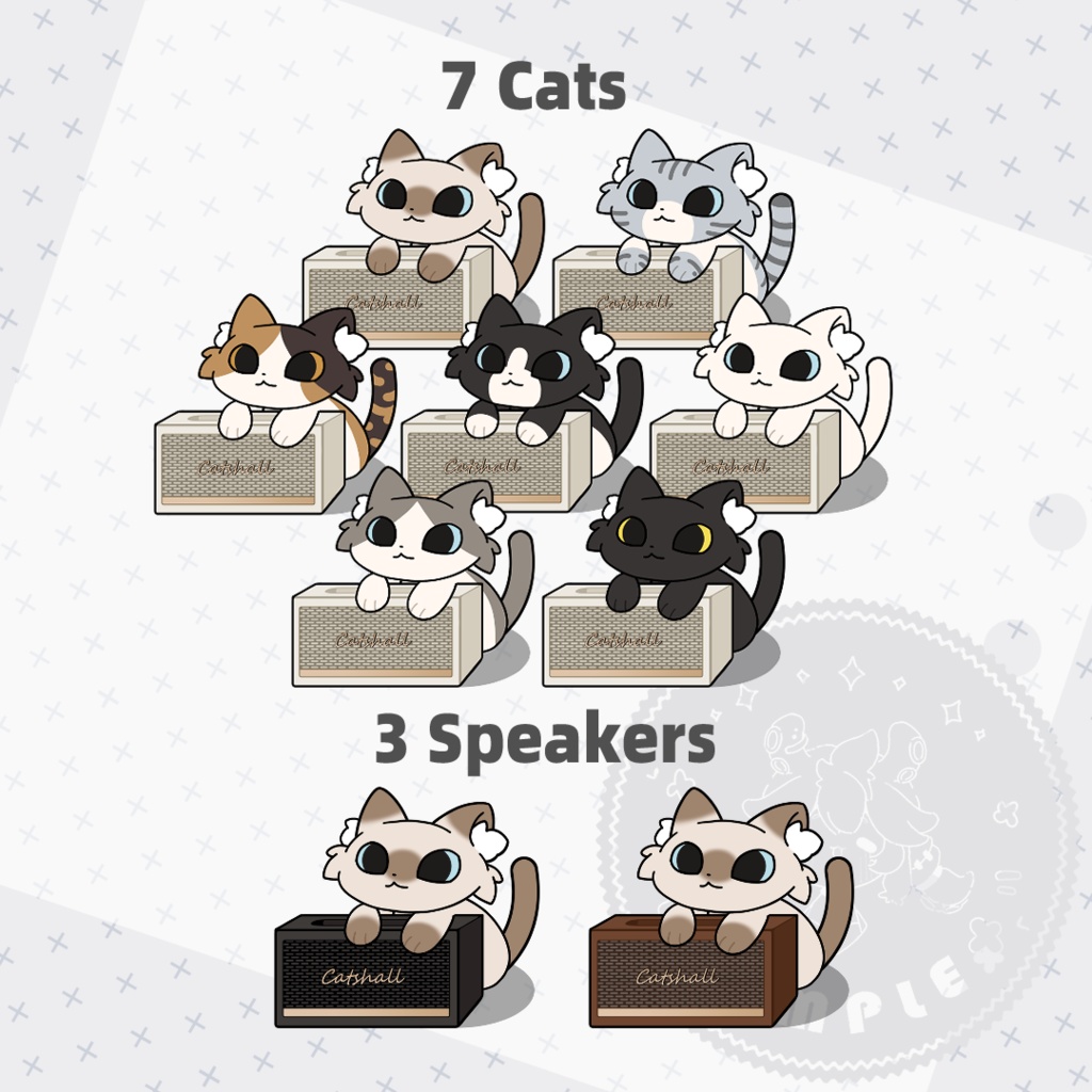 【VTS】【VTuber向け】Customizable Speaker Cat Vtuber Model