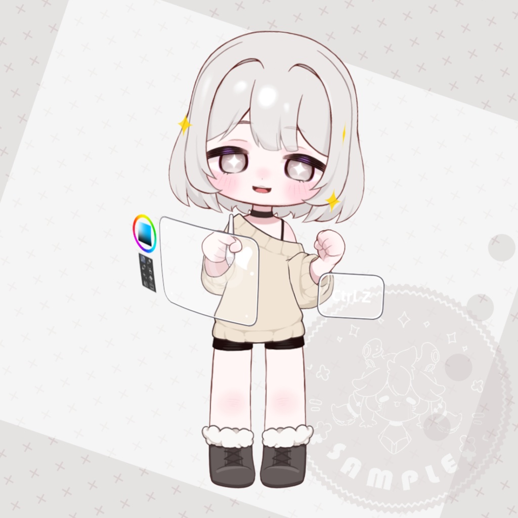 【VTS】【VTuber モデル】Tsubasa's Chibi Customizable Model