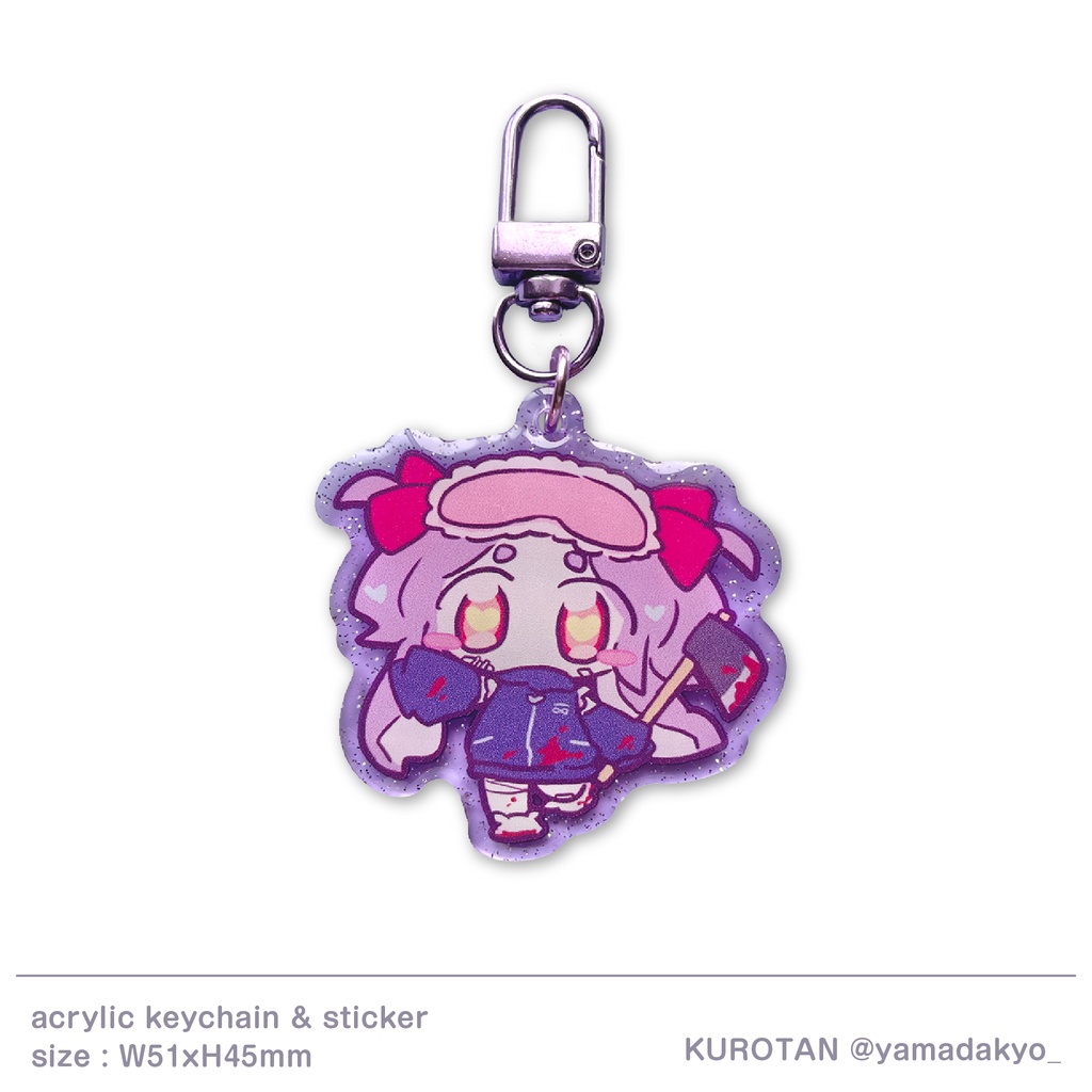 七道ちゃんアクリルキーホルダー