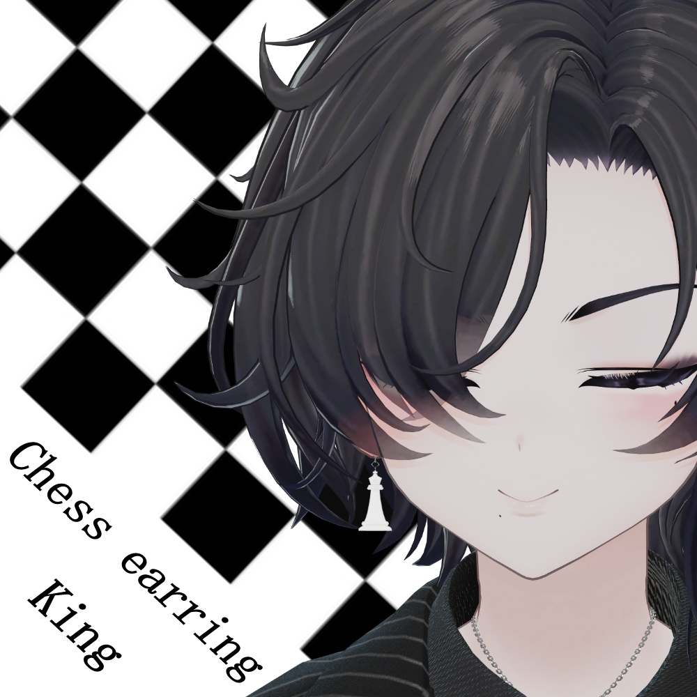 【VRC想定】MA対応_Chess earring