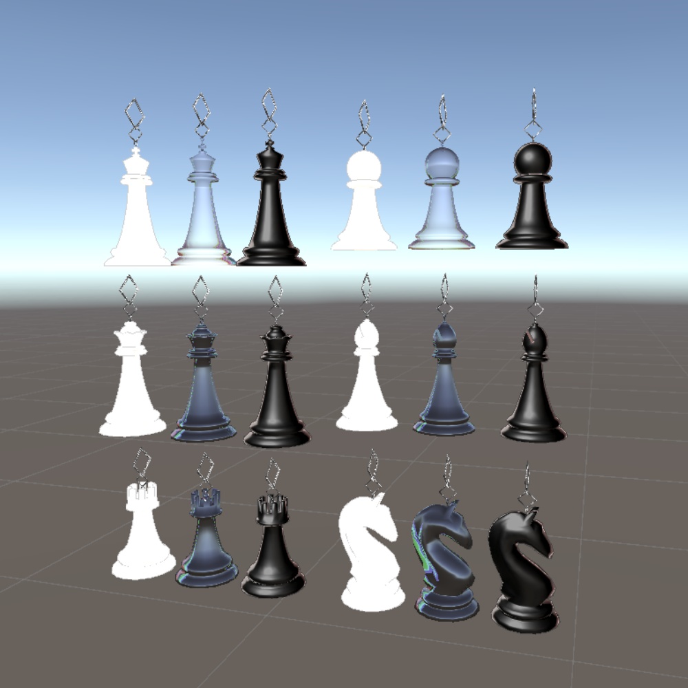 【VRC想定】MA対応_Chess earring