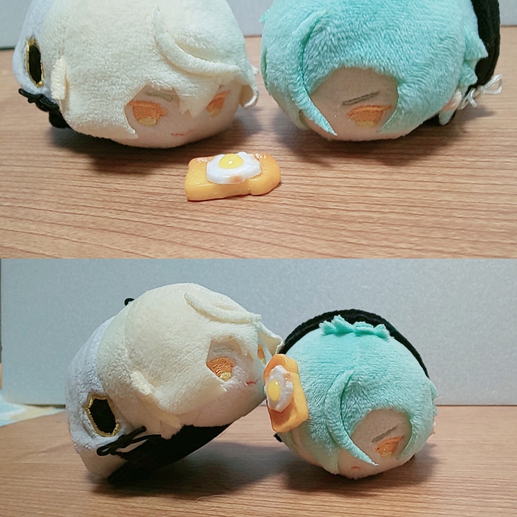 目玉焼きースト ぬい飾り