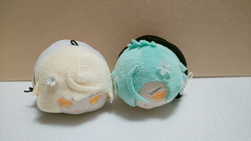 小ぶりの桜、ぬい飾り