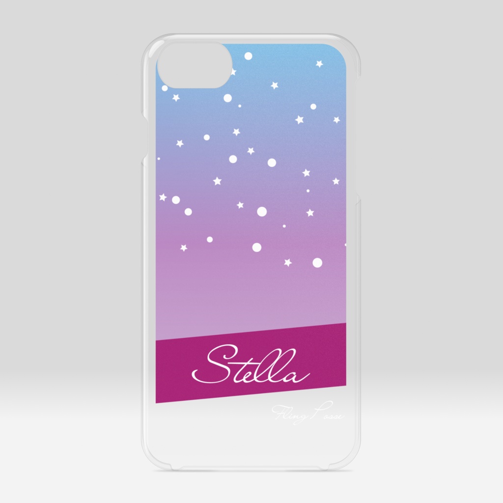 【販売終了】ヒプマイ Stellaイメージ クリアiPhoneケース