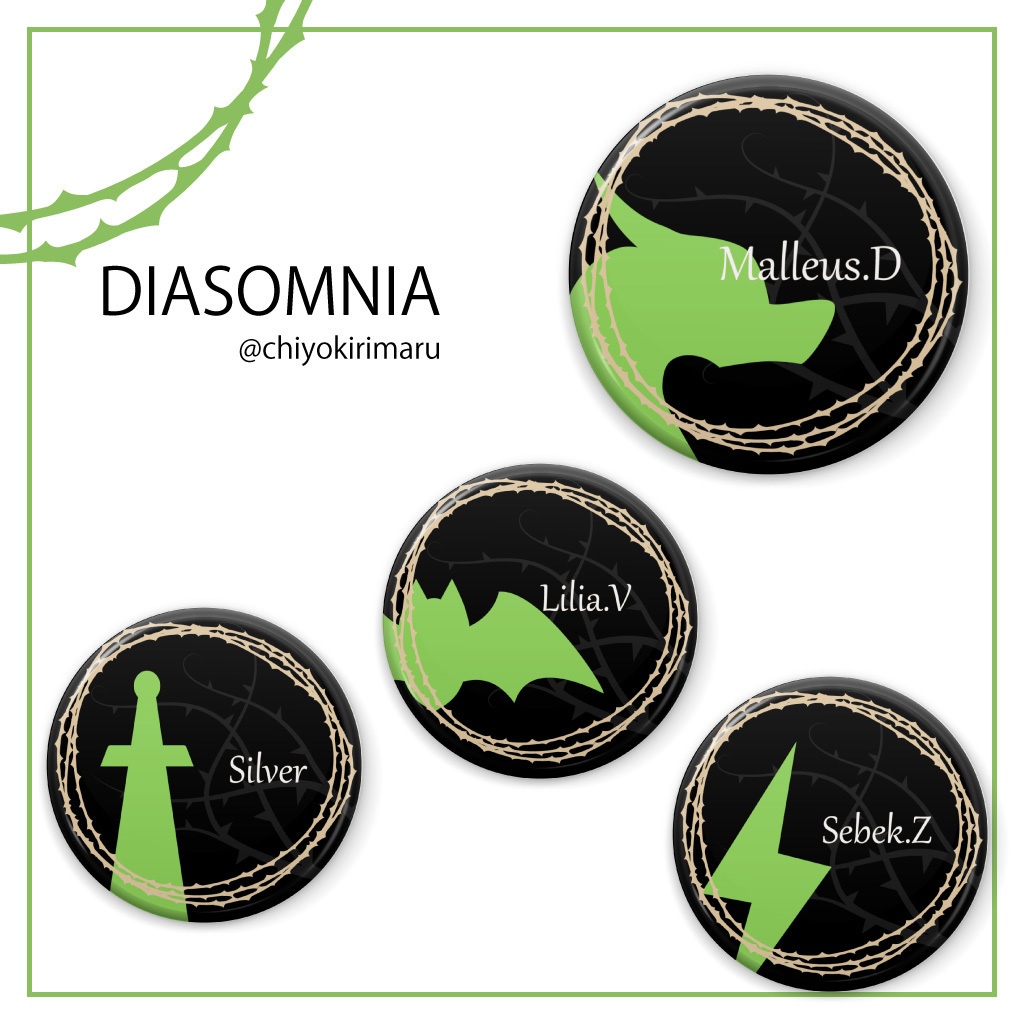 【販売終了】ツイステ イメージ57mm缶バッジ