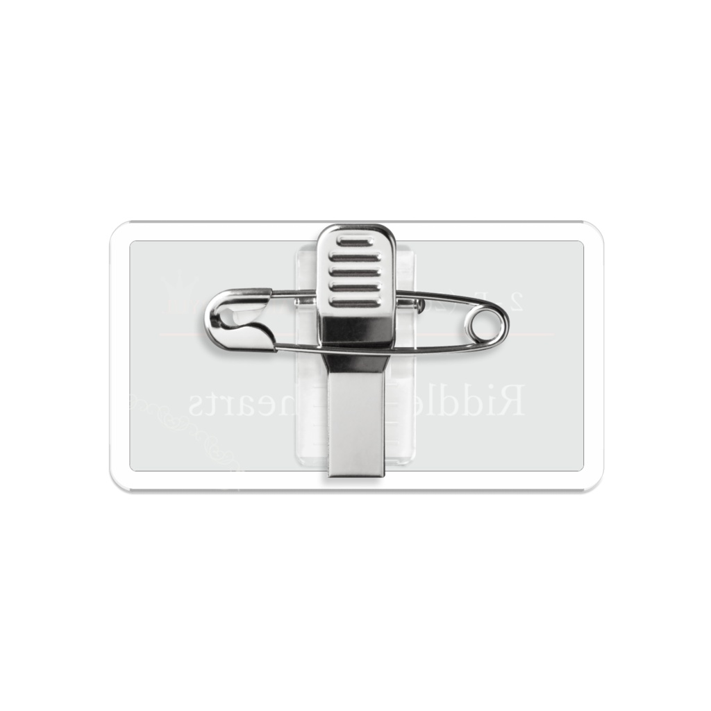 【販売終了】 ネームプレート風バッジ ツイステ