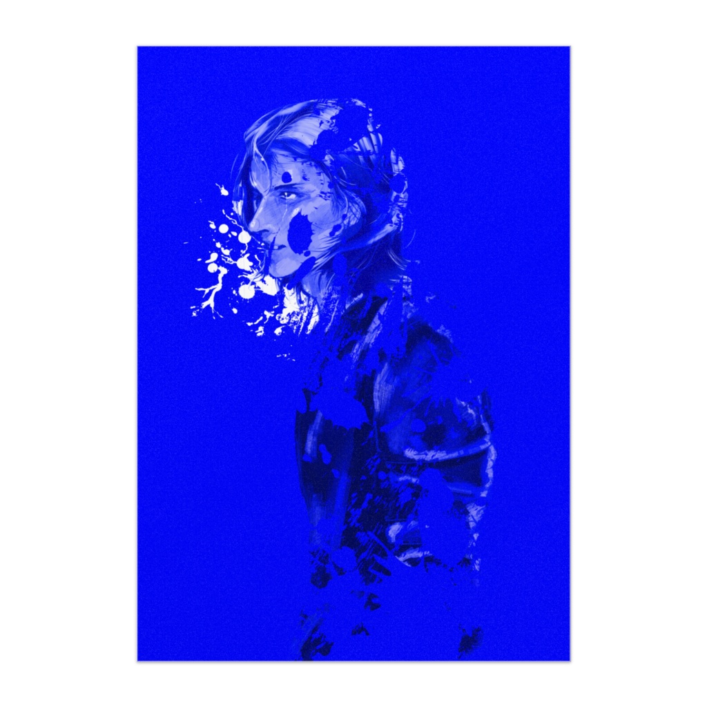 blue ポスター