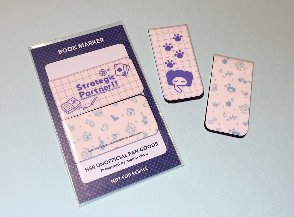 マグネットしおり2個セット