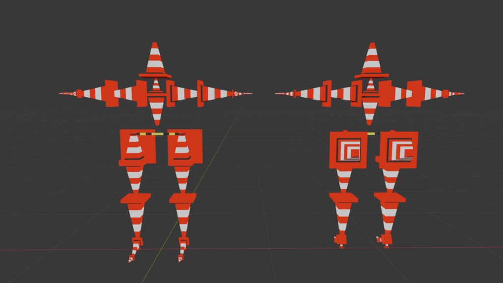 【VRMモデル】3角コーンさん【Cluster対応】