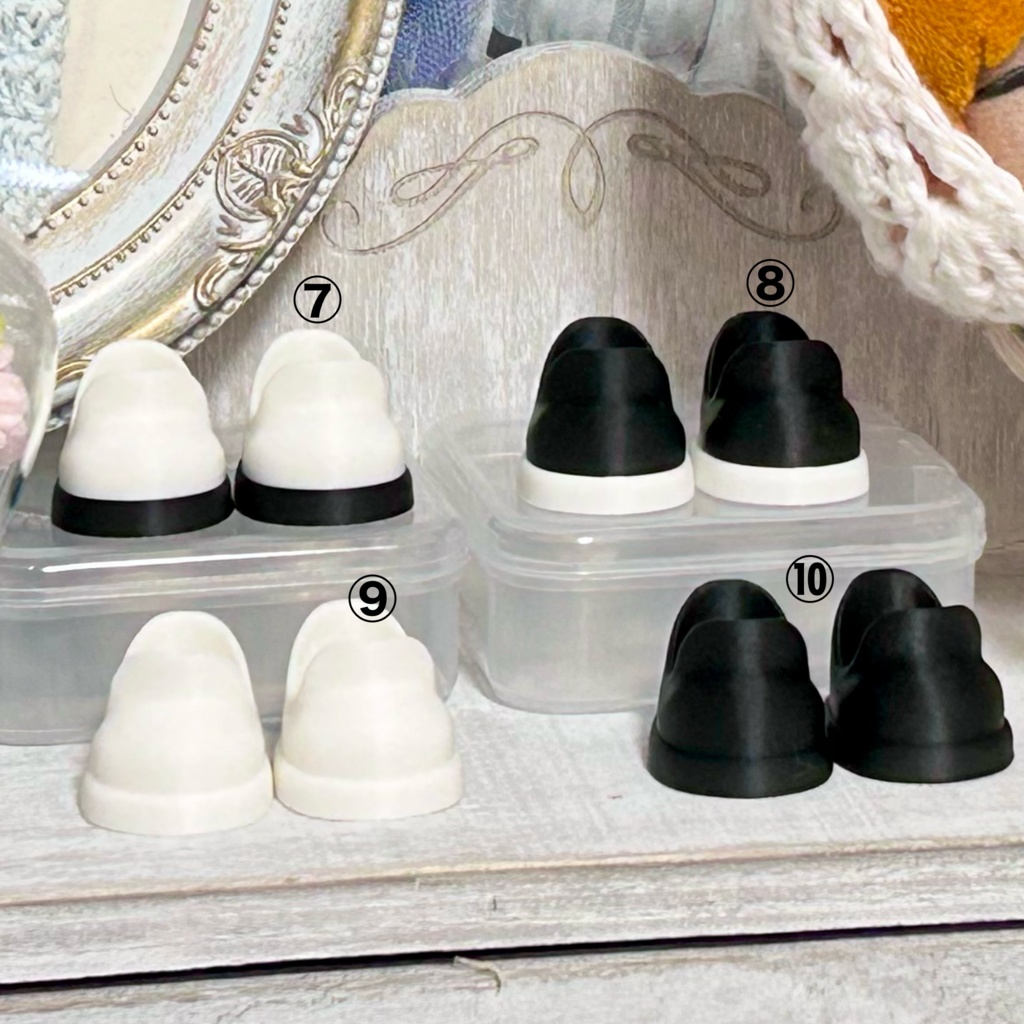 simple shoes «ちびぐるみサイズ・ぬい靴・3Dプリンター出力»