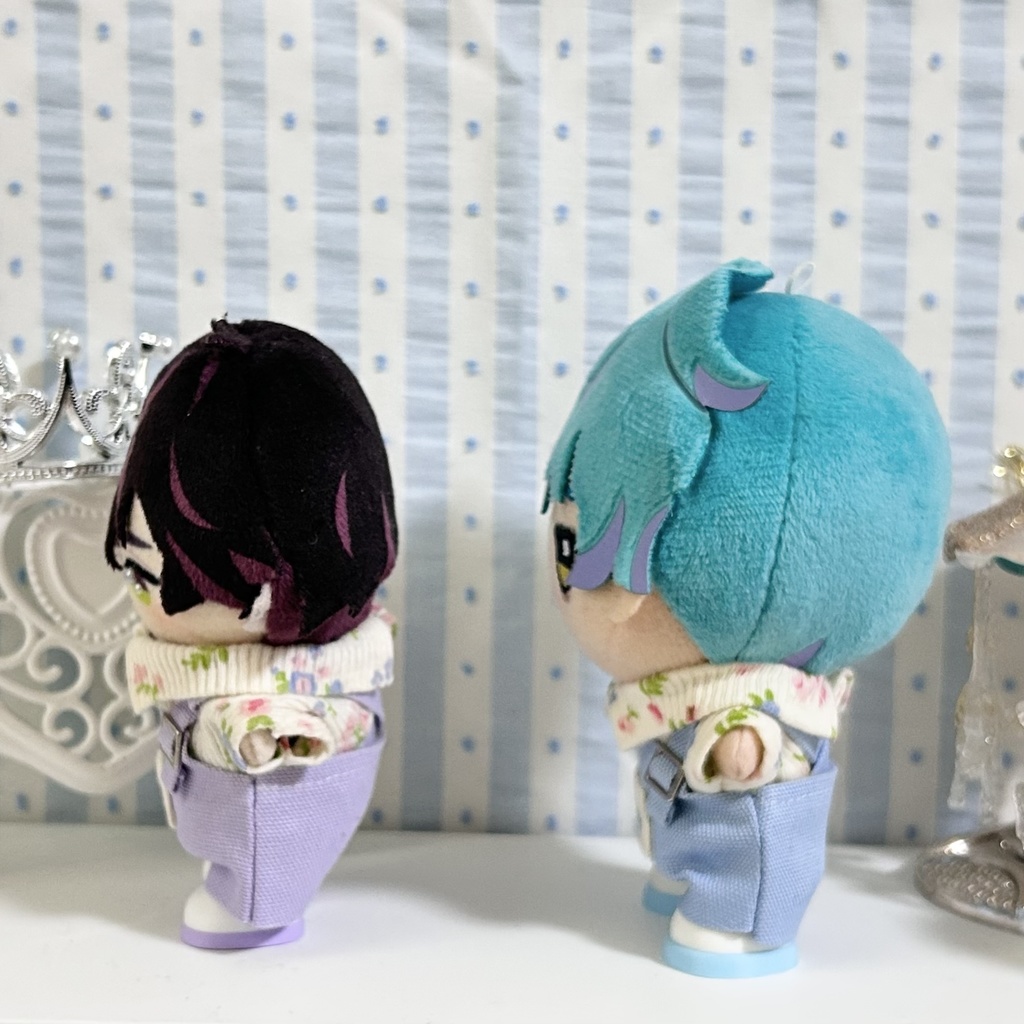 お花のサロペットセット«ちびぐるみ・にじぱぺ兼用サイズ»