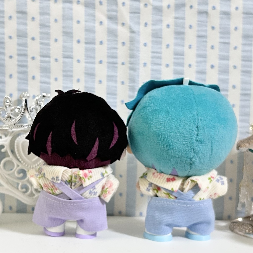 お花のサロペットセット«ちびぐるみ・にじぱぺ兼用サイズ»