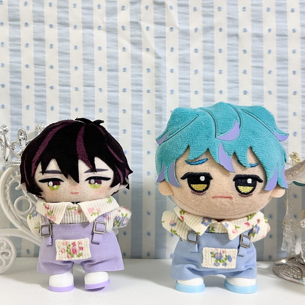 お花のサロペットセット«ちびぐるみ・にじぱぺ兼用サイズ»