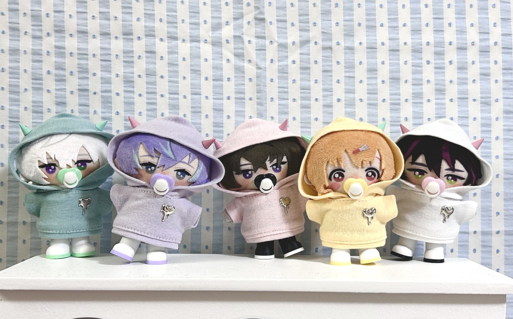 でびるパーカー«ちびぐるみ・ぱぺ着用可能サイズ»