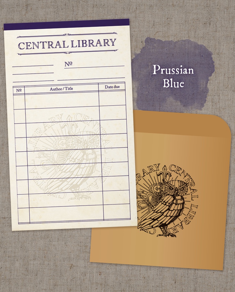 図書貸出票型メッセージカード【蔵書票シリーズ】(同人誌と一緒に購入してください)