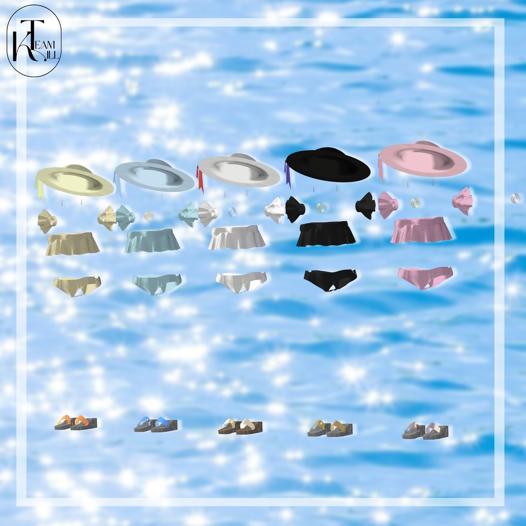 🏖️ Frill summer ☀️ 【10アバター対応】