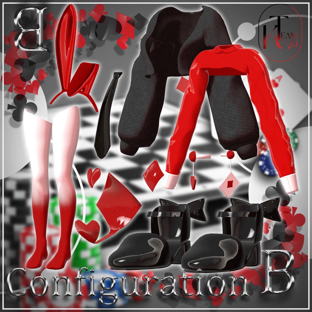 Double Dealer Bunny 【11 アバター対応】