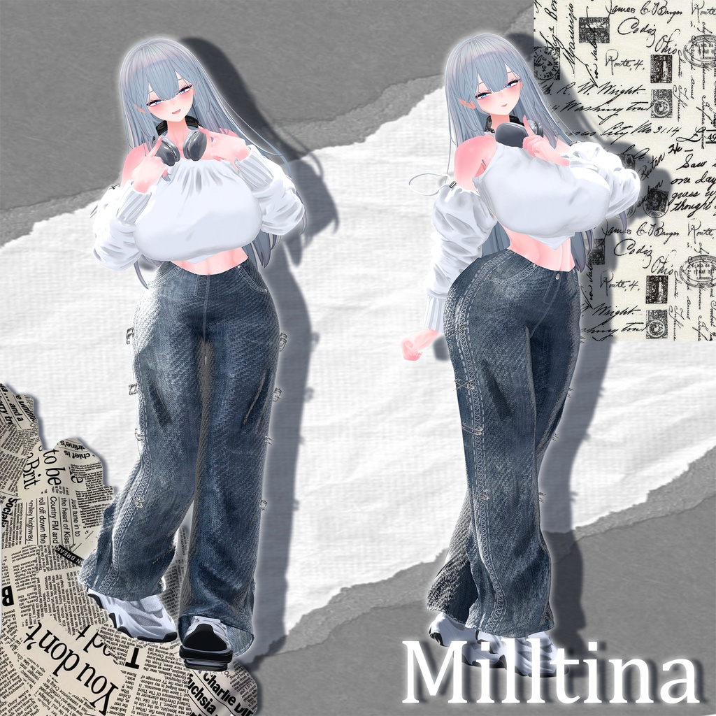 【20アバター対応】Urban Denim [VRChat] 缩略图 16
