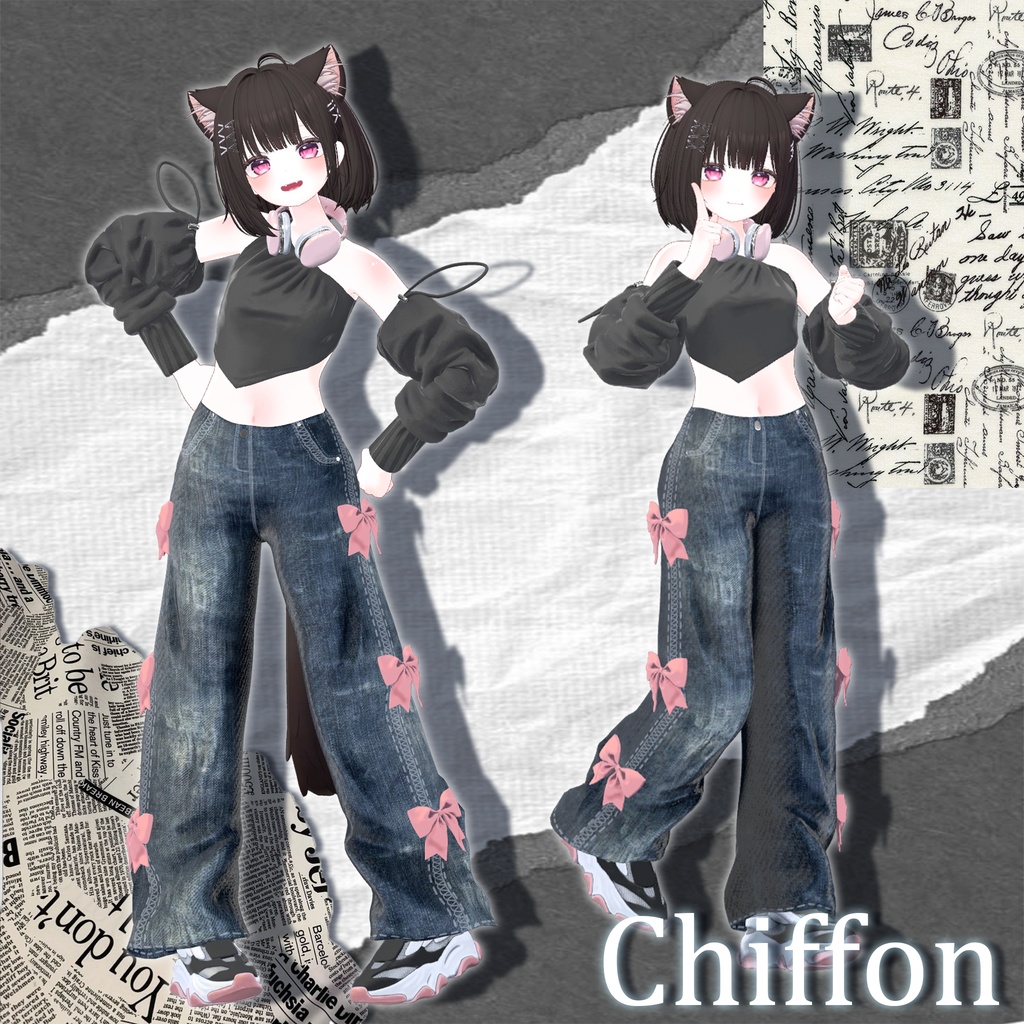 【20アバター対応】Urban Denim [VRChat] 缩略图 9