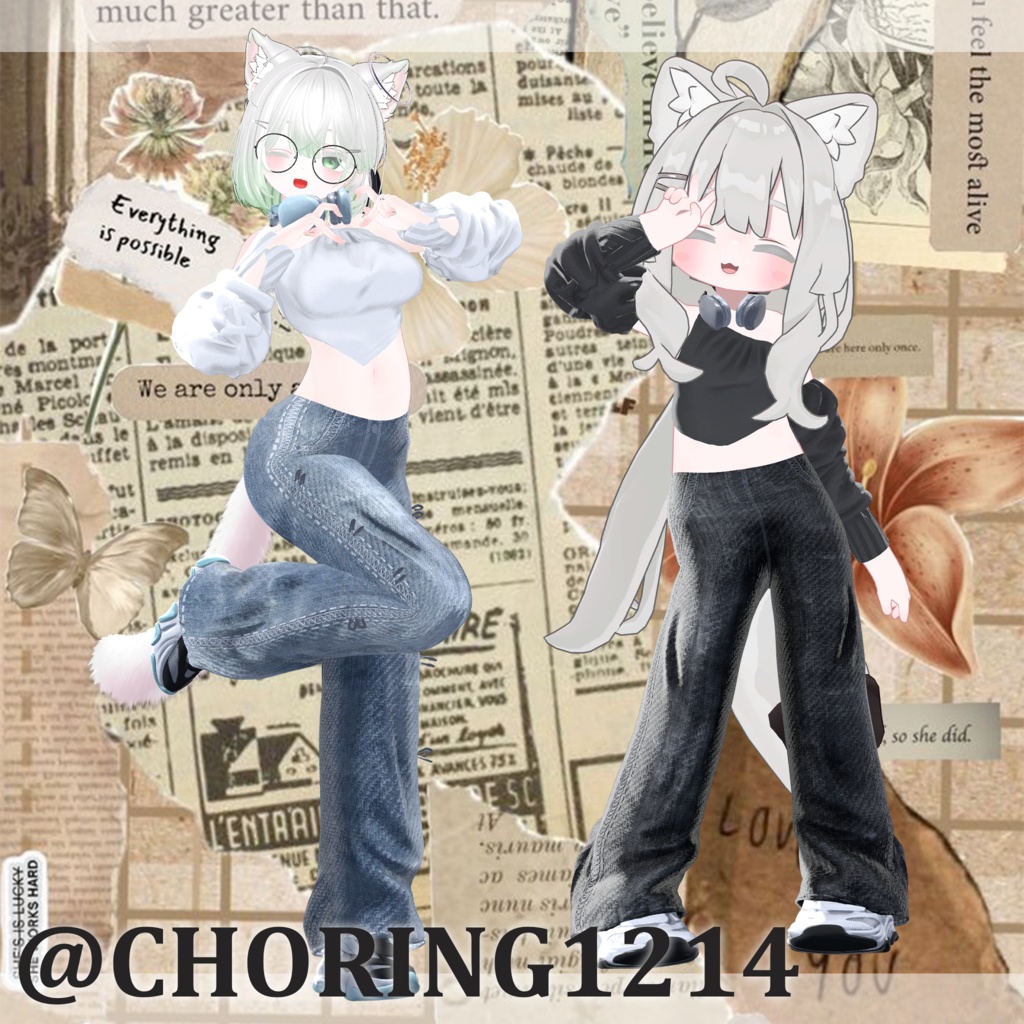【20アバター対応】Urban Denim [VRChat] 缩略图 22