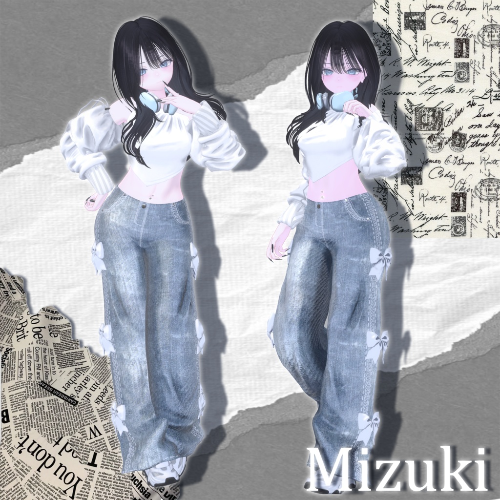 【20アバター対応】Urban Denim [VRChat] 缩略图 17