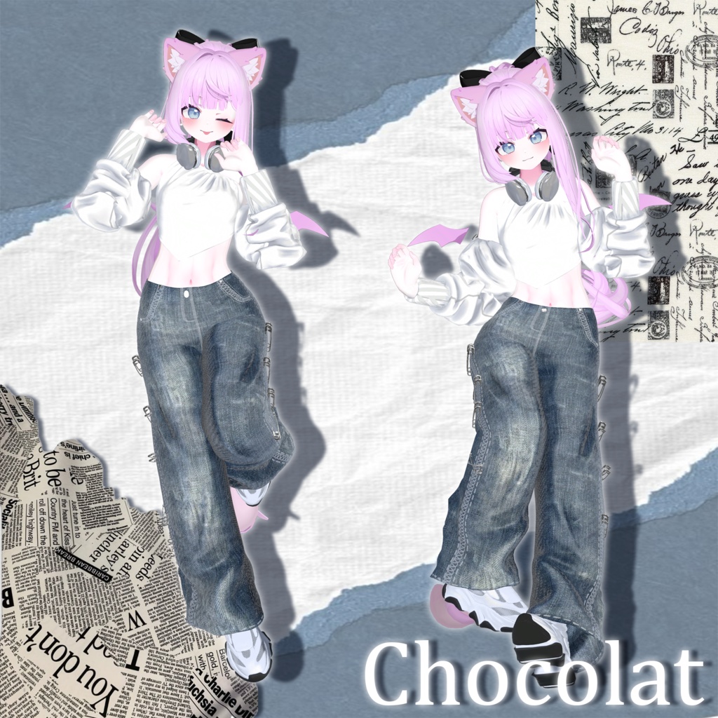 【20アバター対応】Urban Denim [VRChat] 缩略图 8