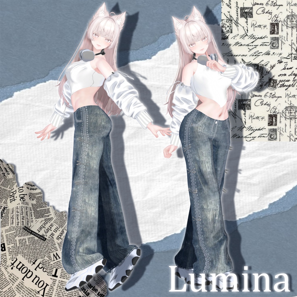 【20アバター対応】Urban Denim [VRChat] 缩略图 12