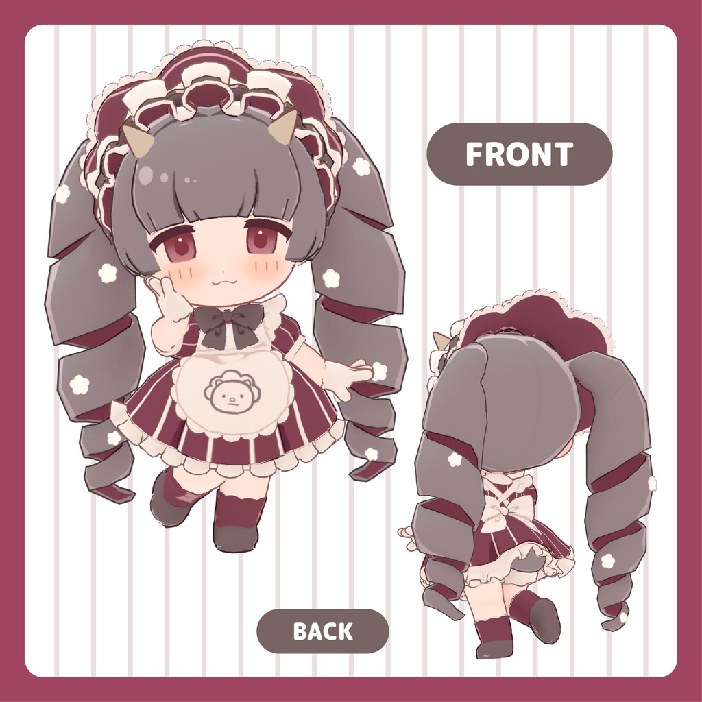 【販売記念セール中!】とりっぷちゃん【オリジナル3Dモデル】