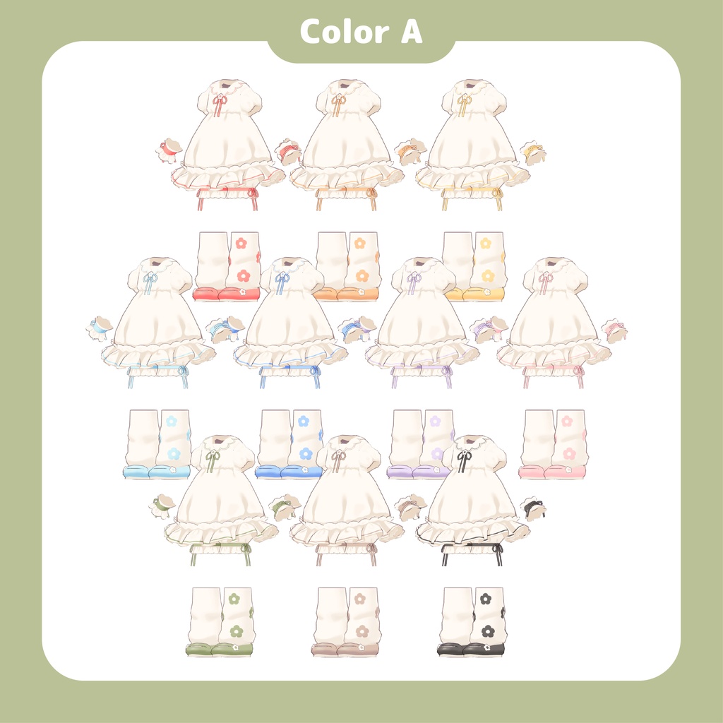 やさしさワンピ【まめふれんず対応(随時対応追加予定!)】