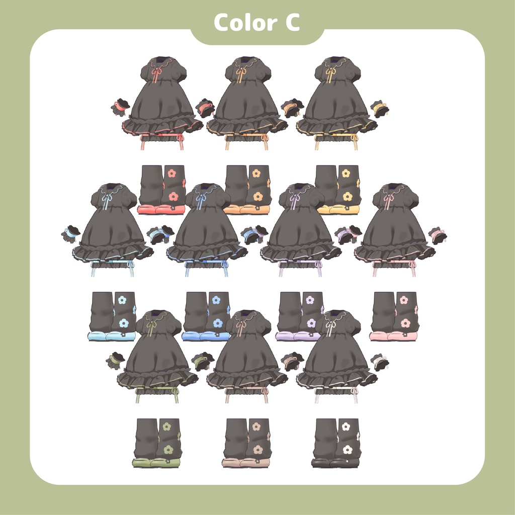 やさしさワンピ【まめふれんず対応(随時対応追加予定!)】