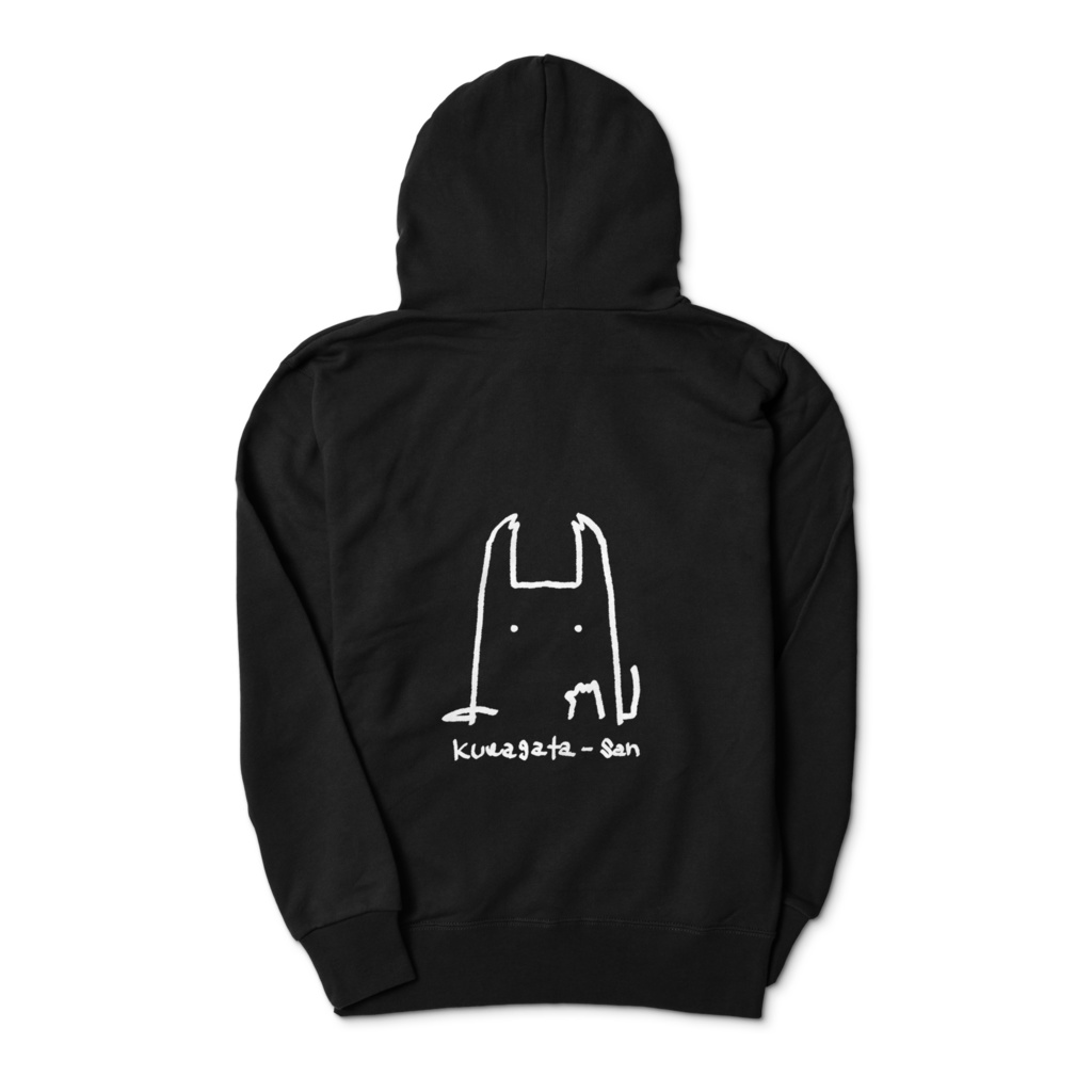 クワガタさんジップパーカー(黒)