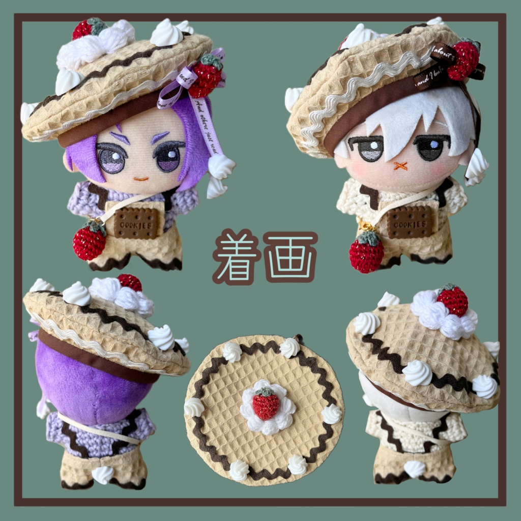 💖11cm🍓ワッフル4点セット🧇