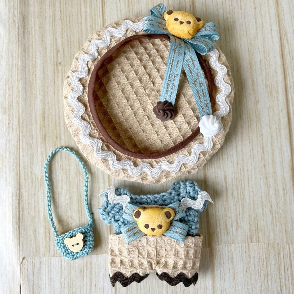 11cmʕ ·ᴥ·ʔくまちゃんクッキー4点セット♡サックス