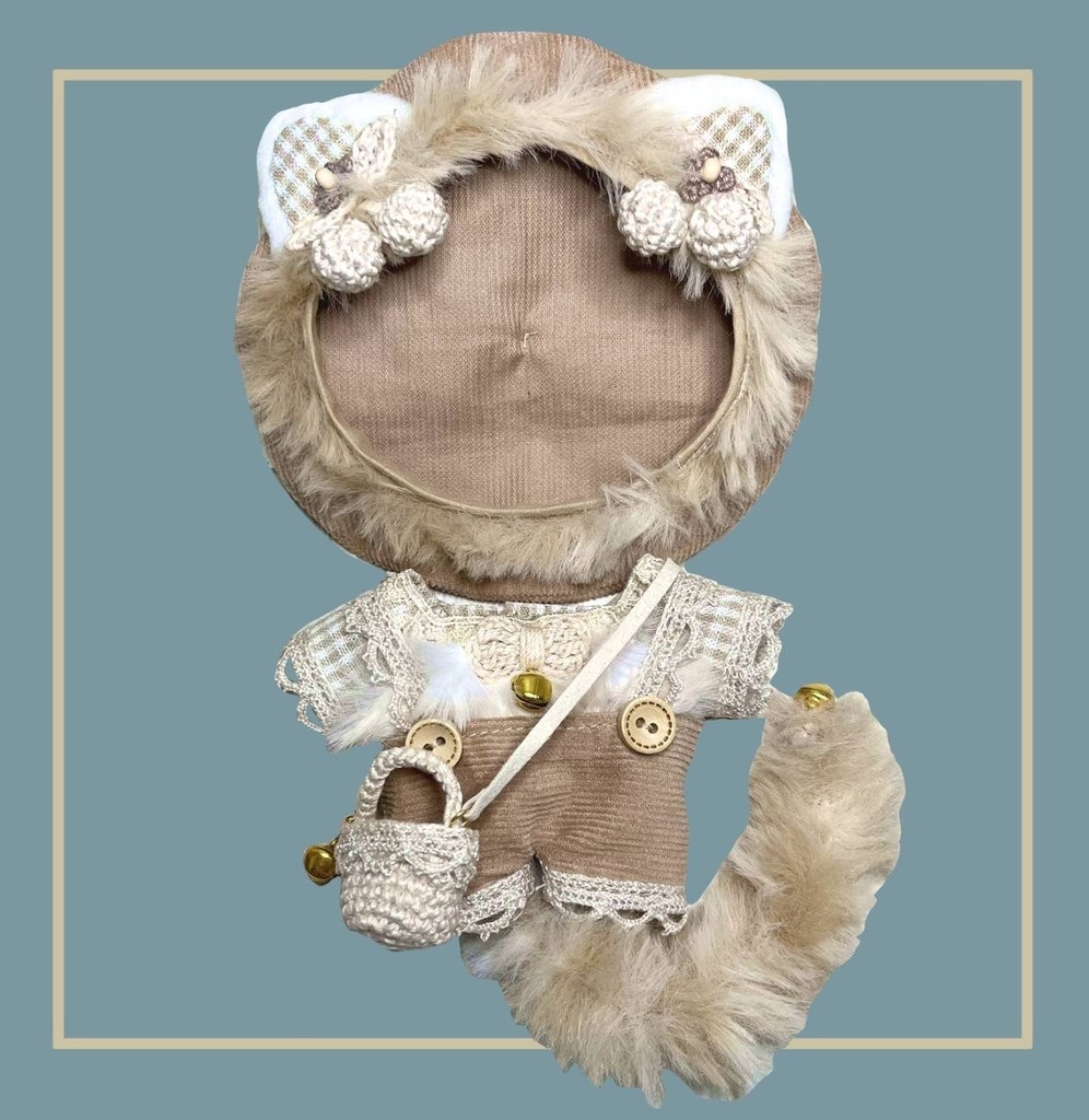 🐈12cm♡ミルクティーこねこ♡4点セット♡