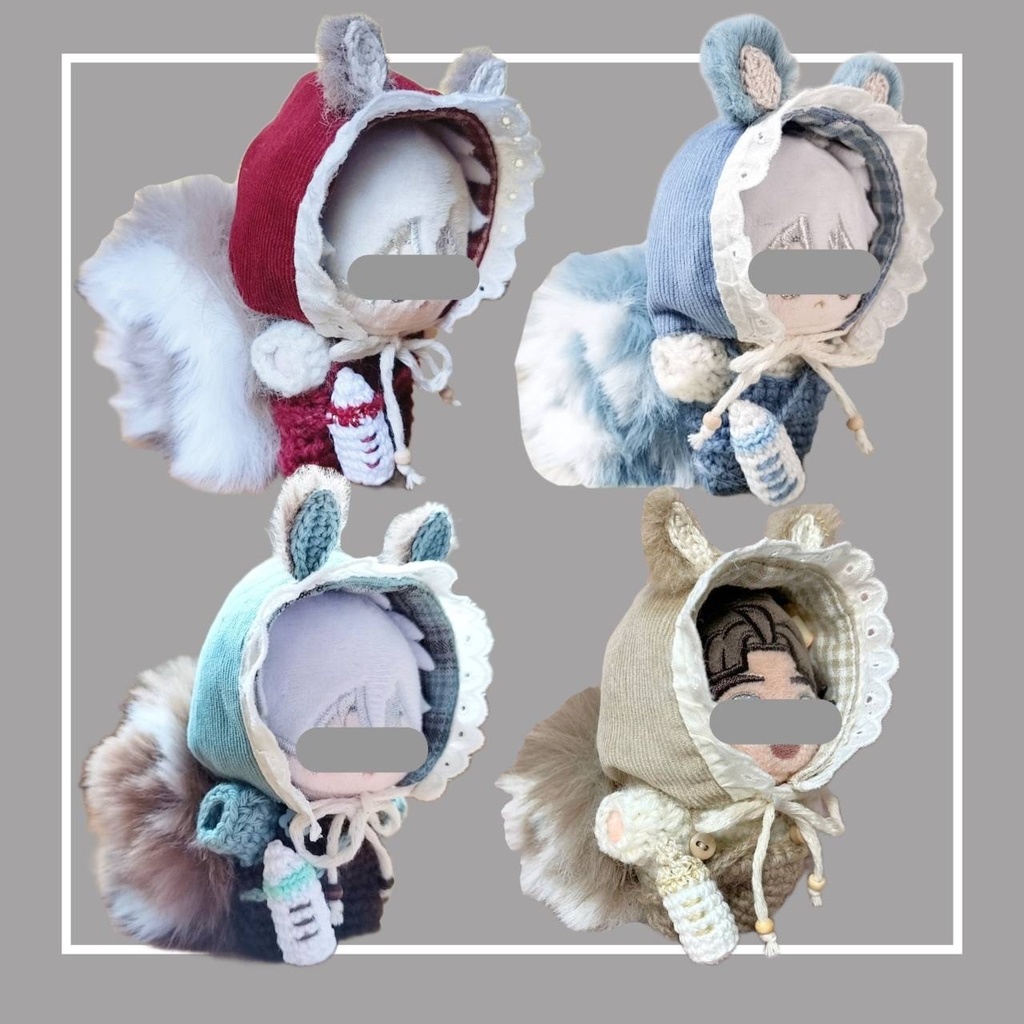 8cm🍼バブりすちゃん🐿4点セット♥