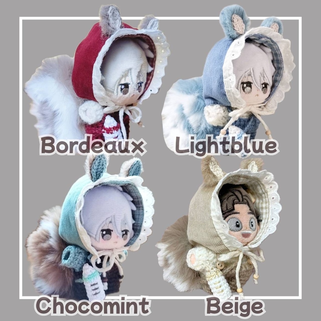 8cm🍼バブりすちゃん🐿4点セット♥