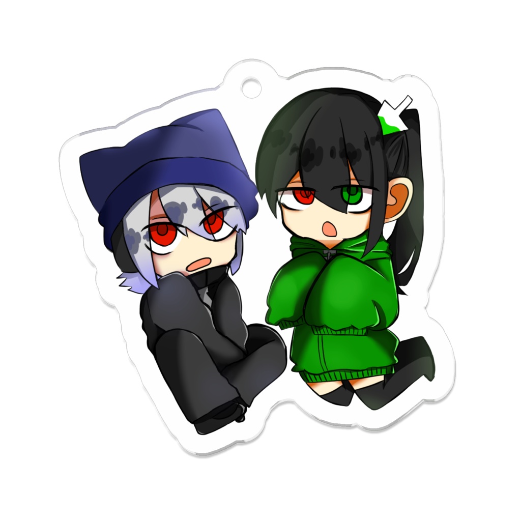 【PYN】みどり RAGE アクリルキーホルダー【不謹慎組】