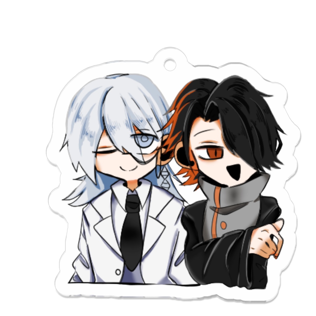 【PYN】MASK 黒豆 アクリルキーホルダー【オセロ組】