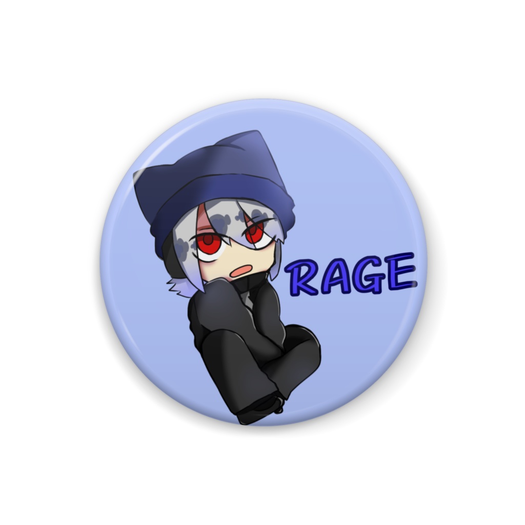 【ＰＹＮ】RAGE 缶バッジ